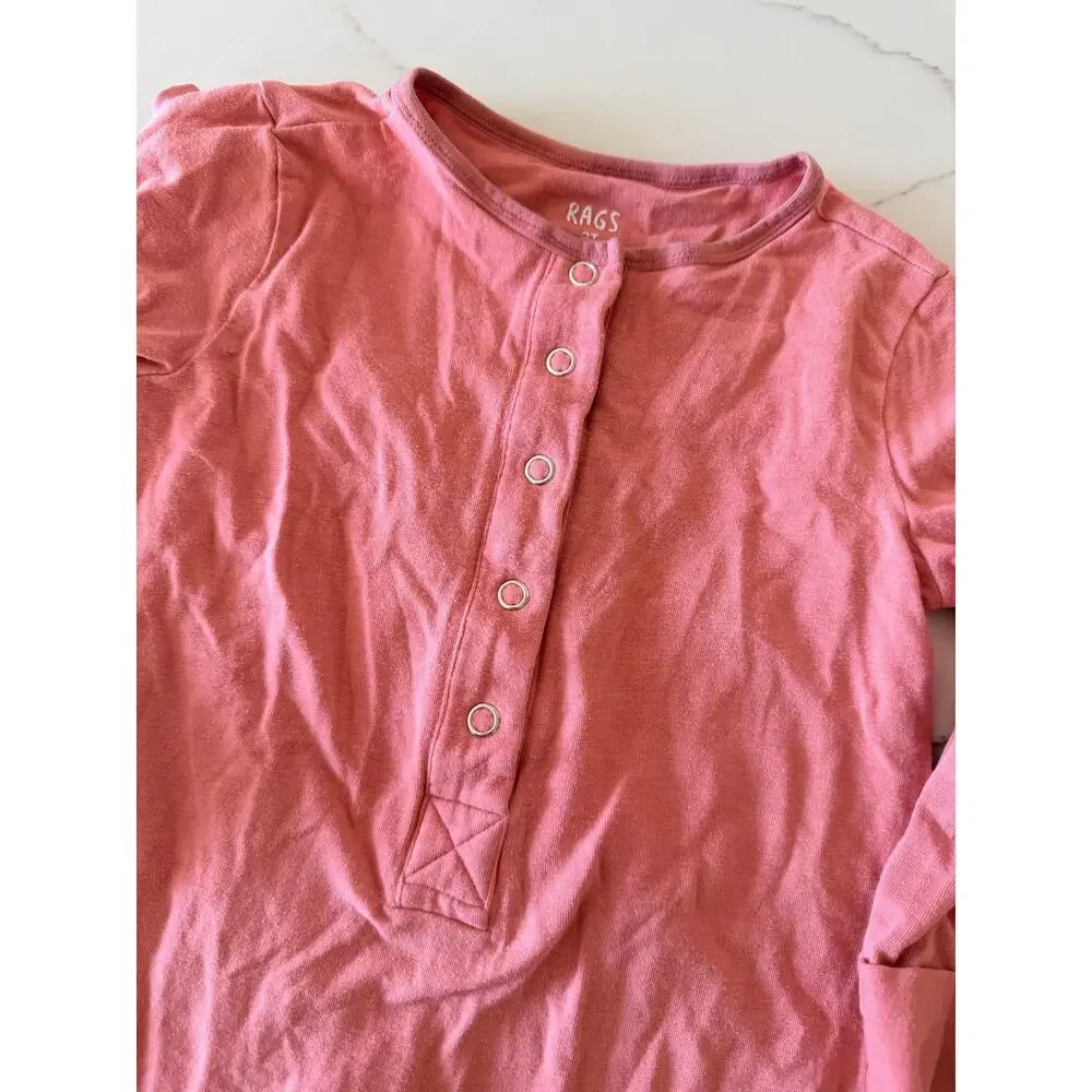 Adorable Rags Essentials Faded Rose Romper 2T